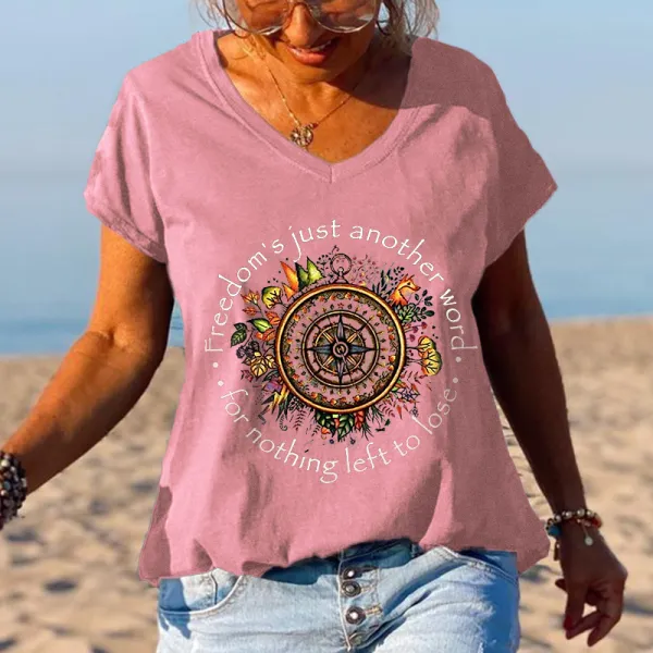 Freedom's Just Another Word For Nothing Left To Lose Graphic Tees