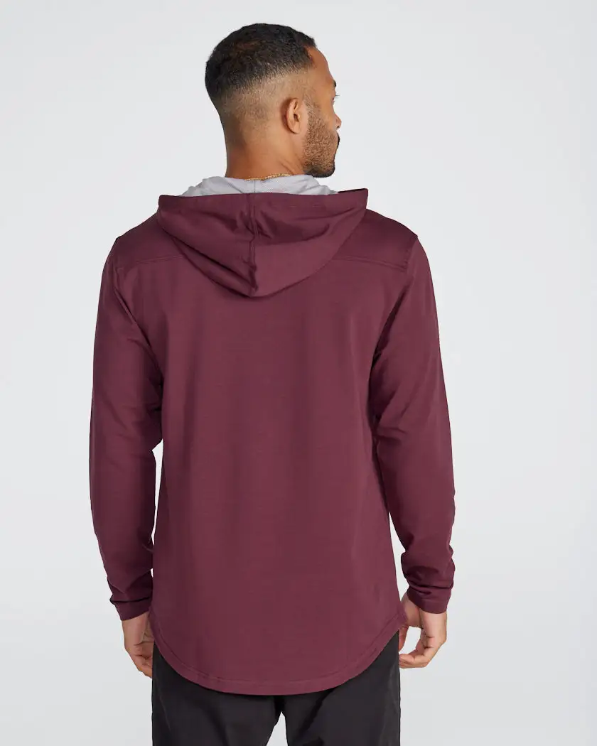 Drop-Cut: Lux Hooded Henley