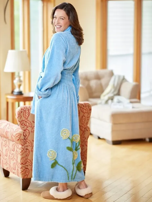 Women's Chenille Garden Slumber Robe