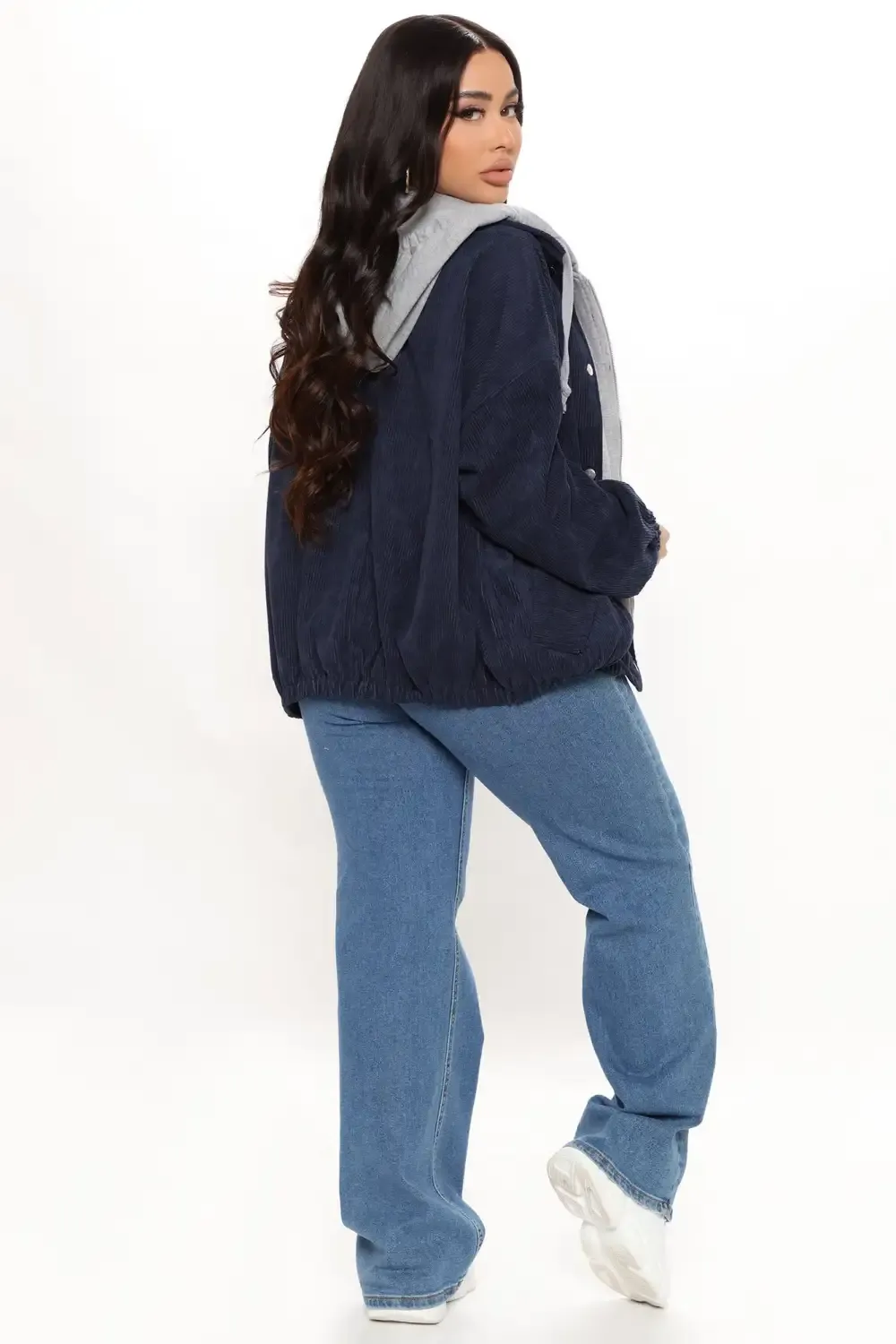 Hanging With The Boys Corduroy Jacket - Navy