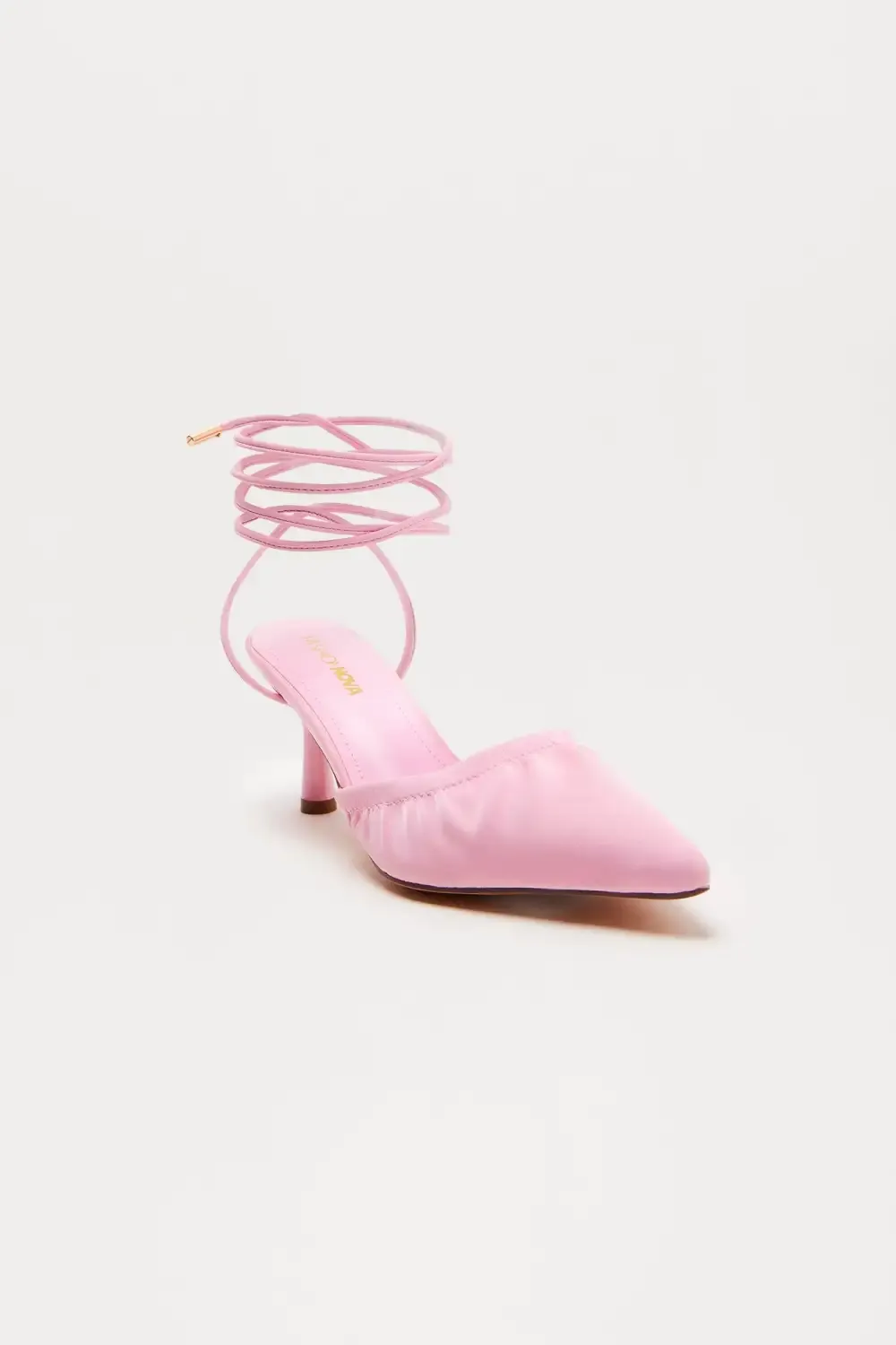 Hart Wrap Up Pumps - Pink
