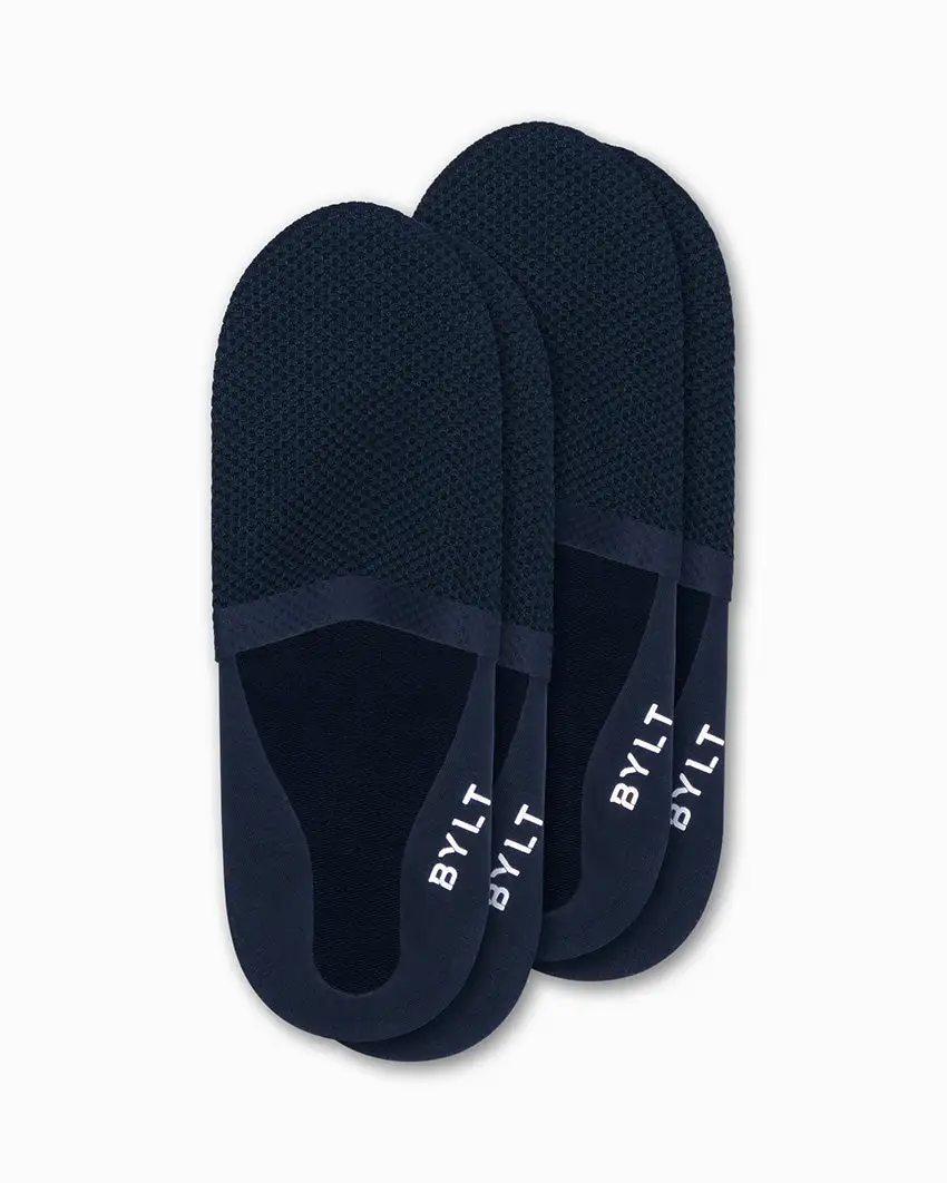 Bonded No-Show Socks (2-Pack)