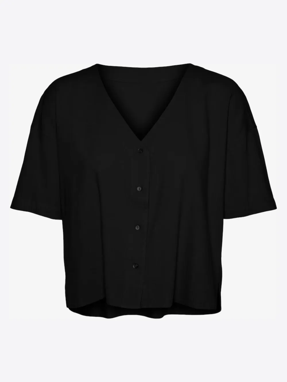 Striped Short Sleeve Blouses