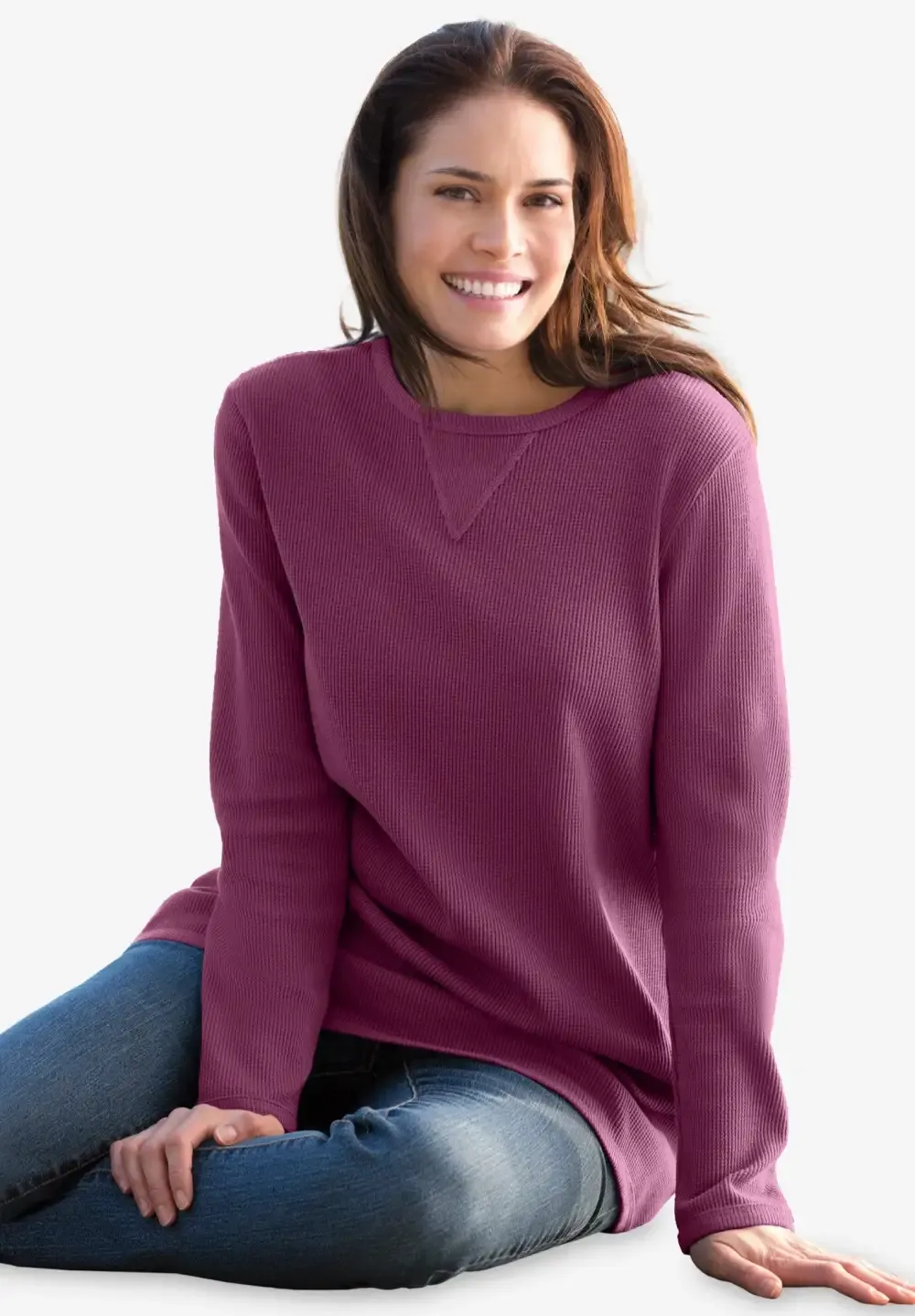 Waffle Thermal Sweatshirt