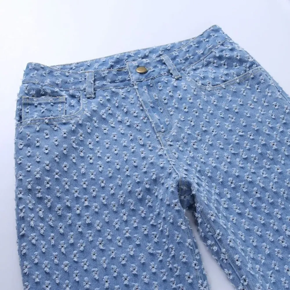 Vintage High Waist Ripped Jeans