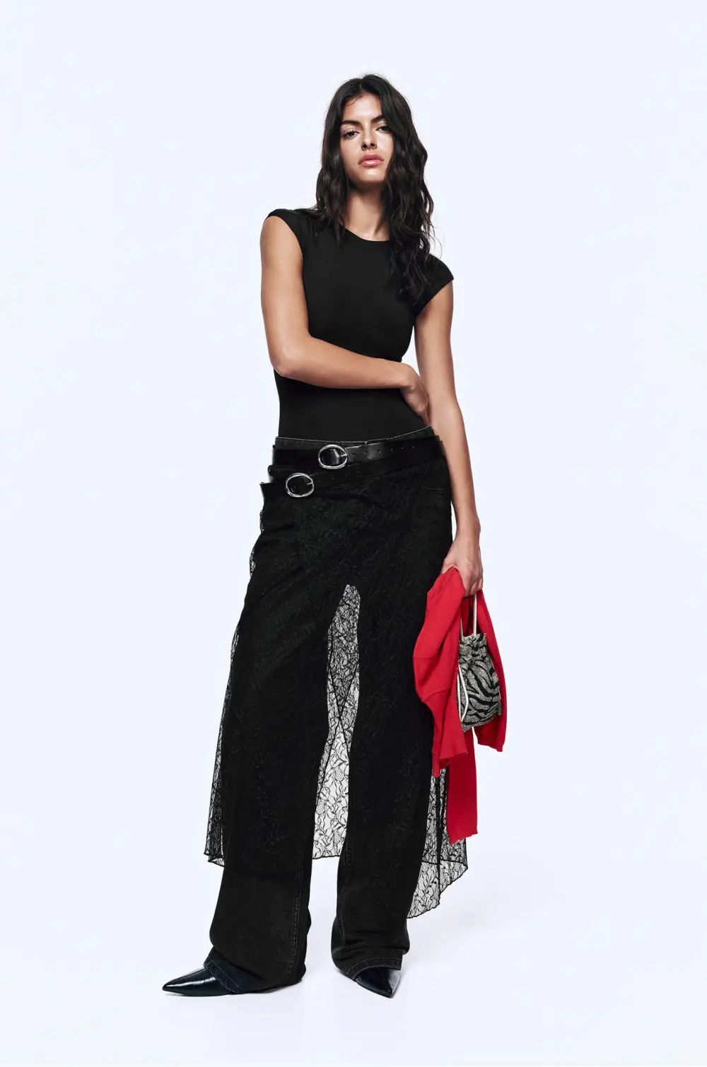 Short sleeve polyamide bodysuit