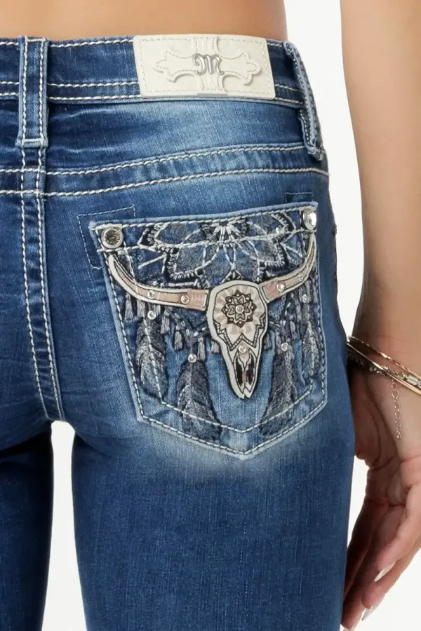 Dreamin' Longhorn Bootcut Jeans