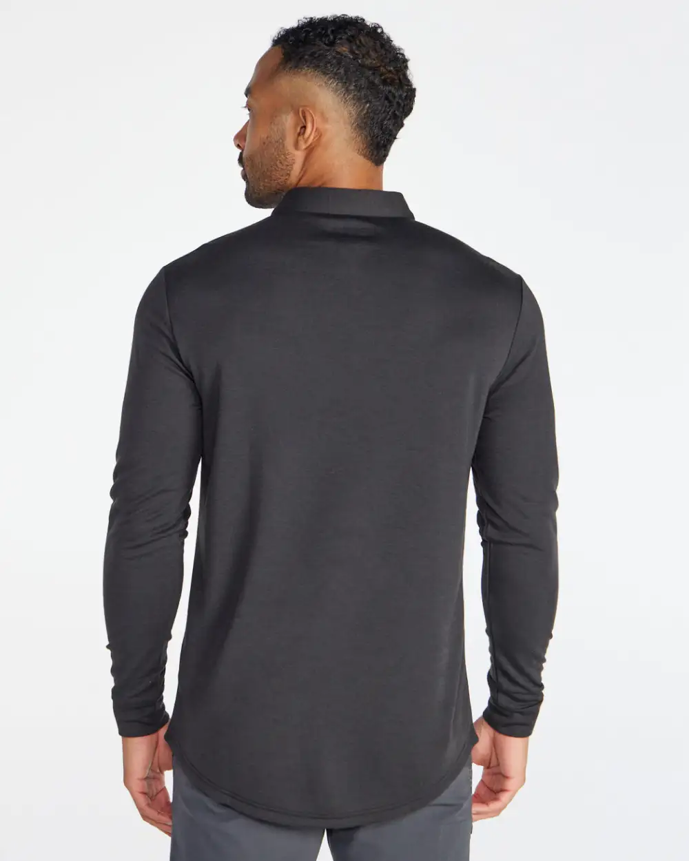 Comfort Wool Long Sleeve Polo