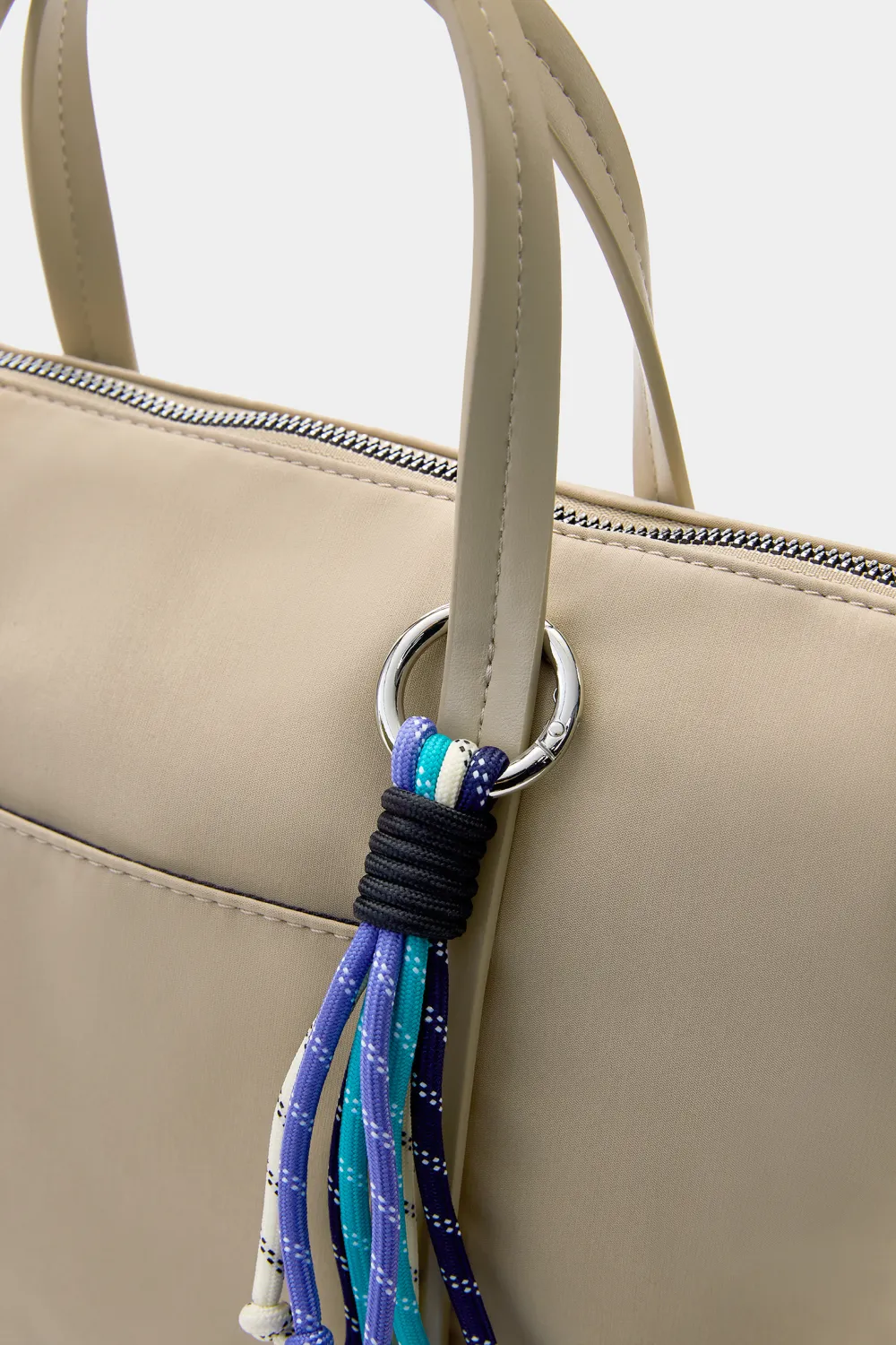 Mini shopper nylon adorno