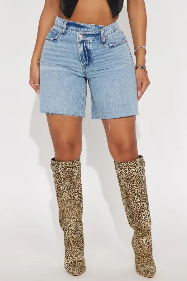 Ronni Non Stretch Crossover Bermuda - Vintage Wash