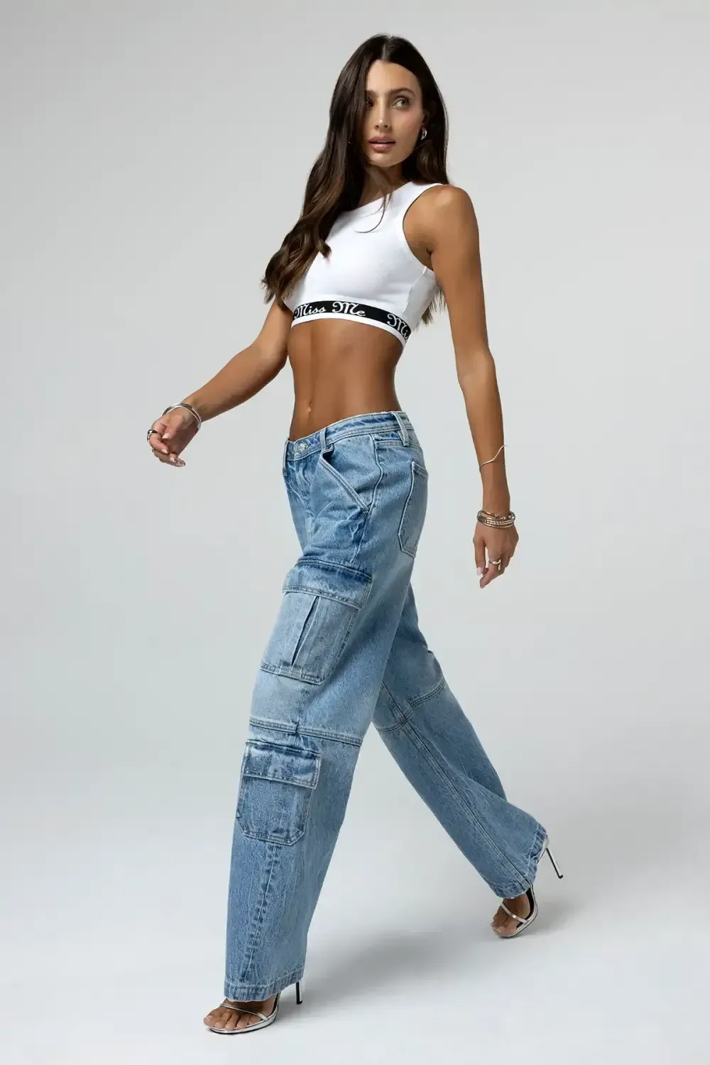 Posh Denim Cargo