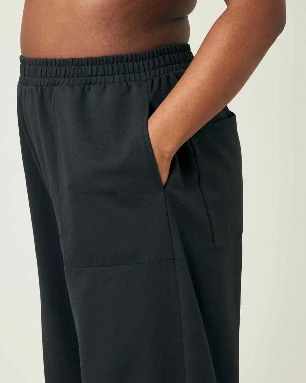COTTON JERSEY TROUSERS