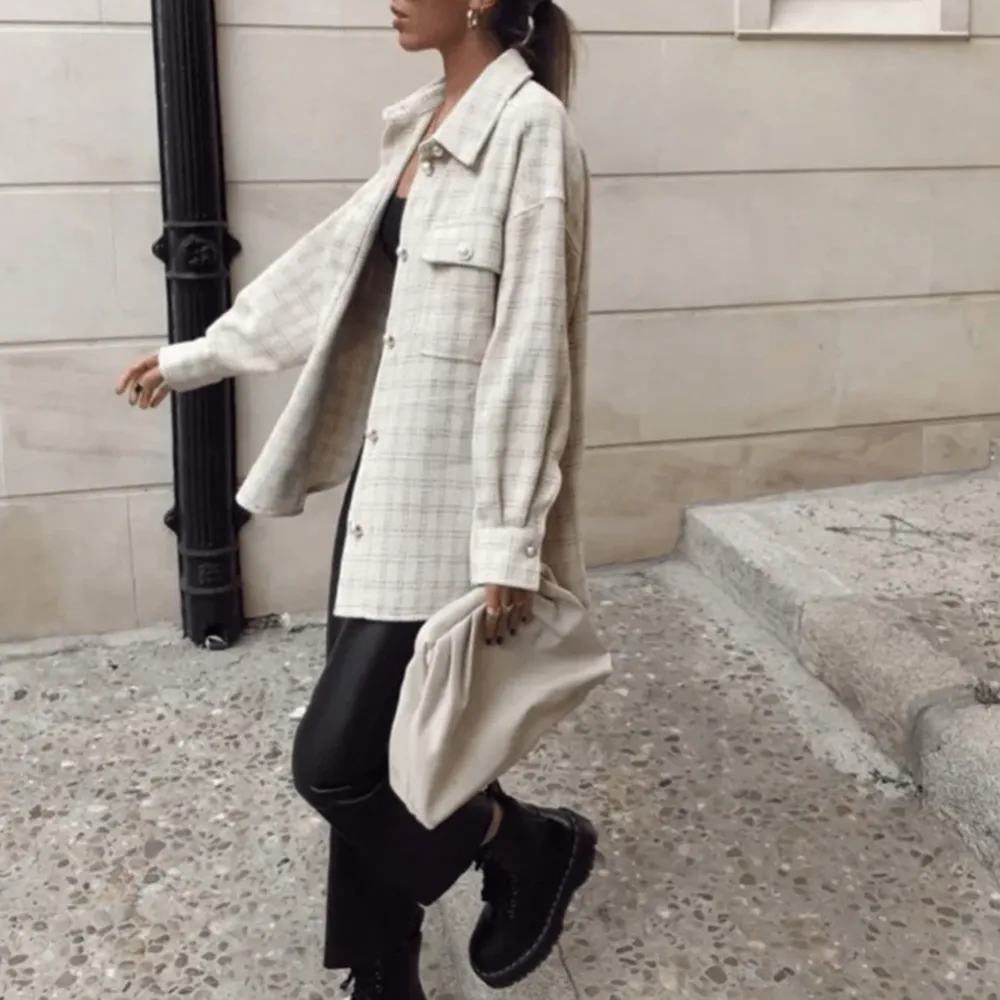 Oversized Vintage Plaid Shirt