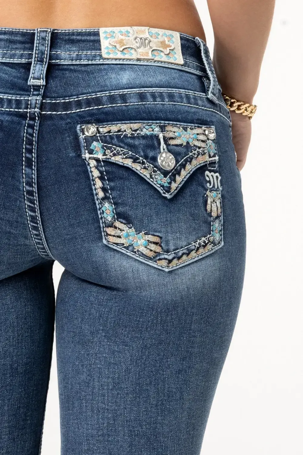 Aqua Topaz Bootcut Jeans