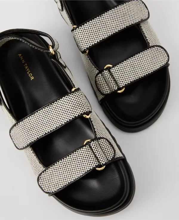 Weekend Collection Leather Slingback Sport Sandals