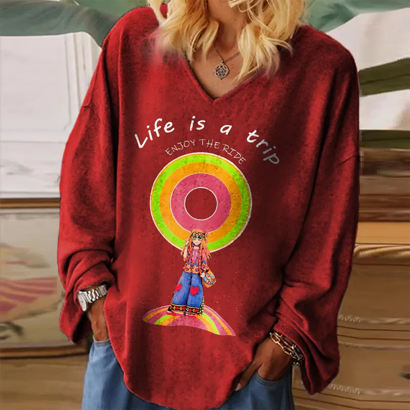 Life Is A Trip Long Sleeve Shirts