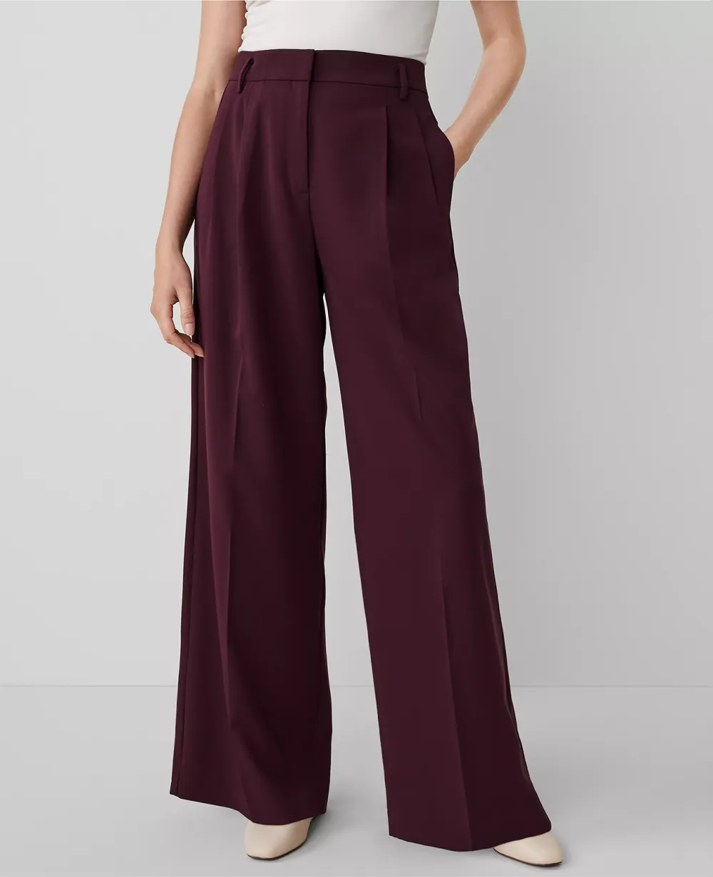 The Pleated Wide-Leg Pant
