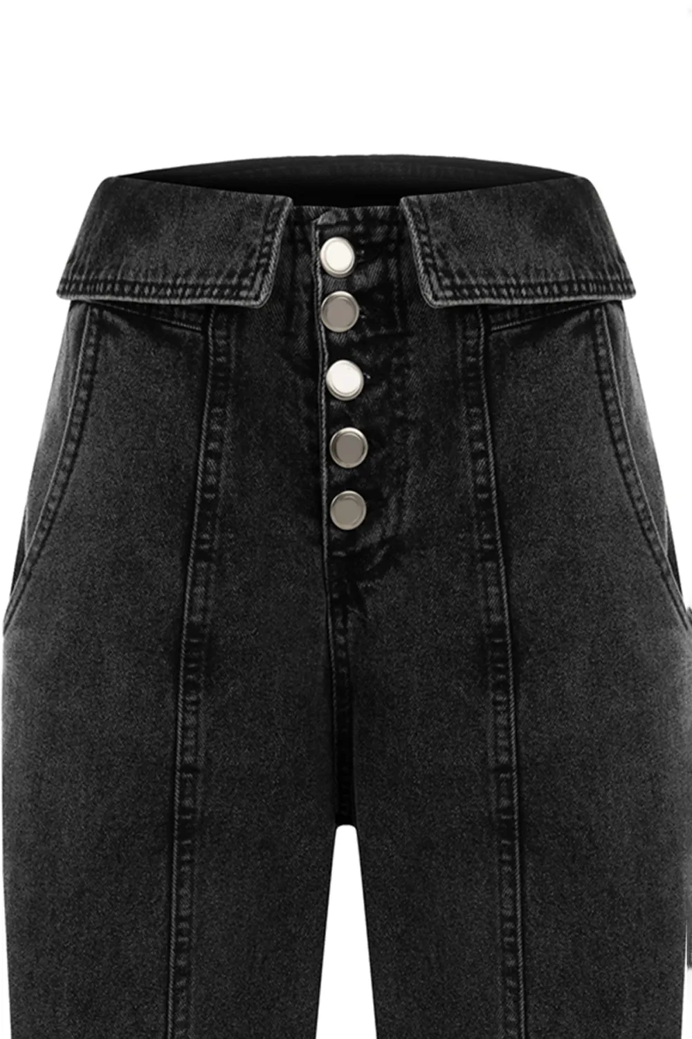 Button Denim Pants