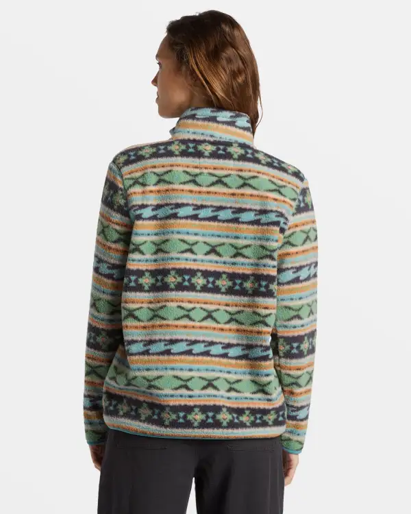 A/Div Boundary Mock 3 Half-Zip Pullover Sweatshirt - Salty Sage