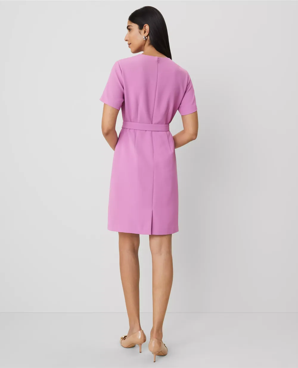 Belted Sheath Dress