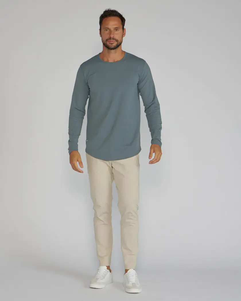 Drop-Cut Long Sleeve: Lux