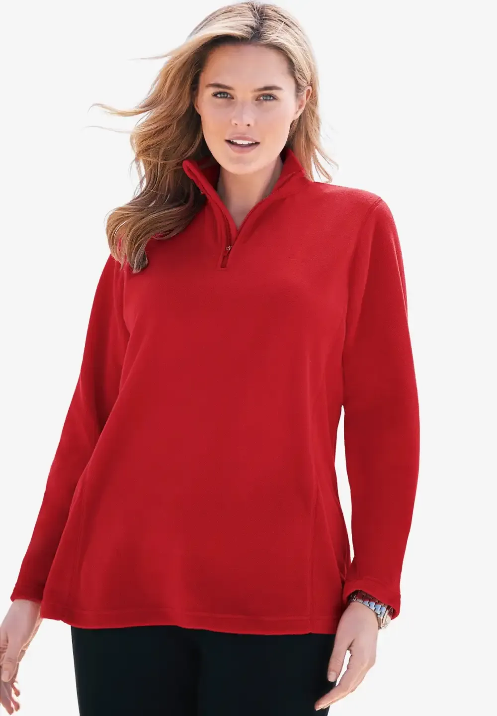 Microfleece Quarter-Zip Pullover