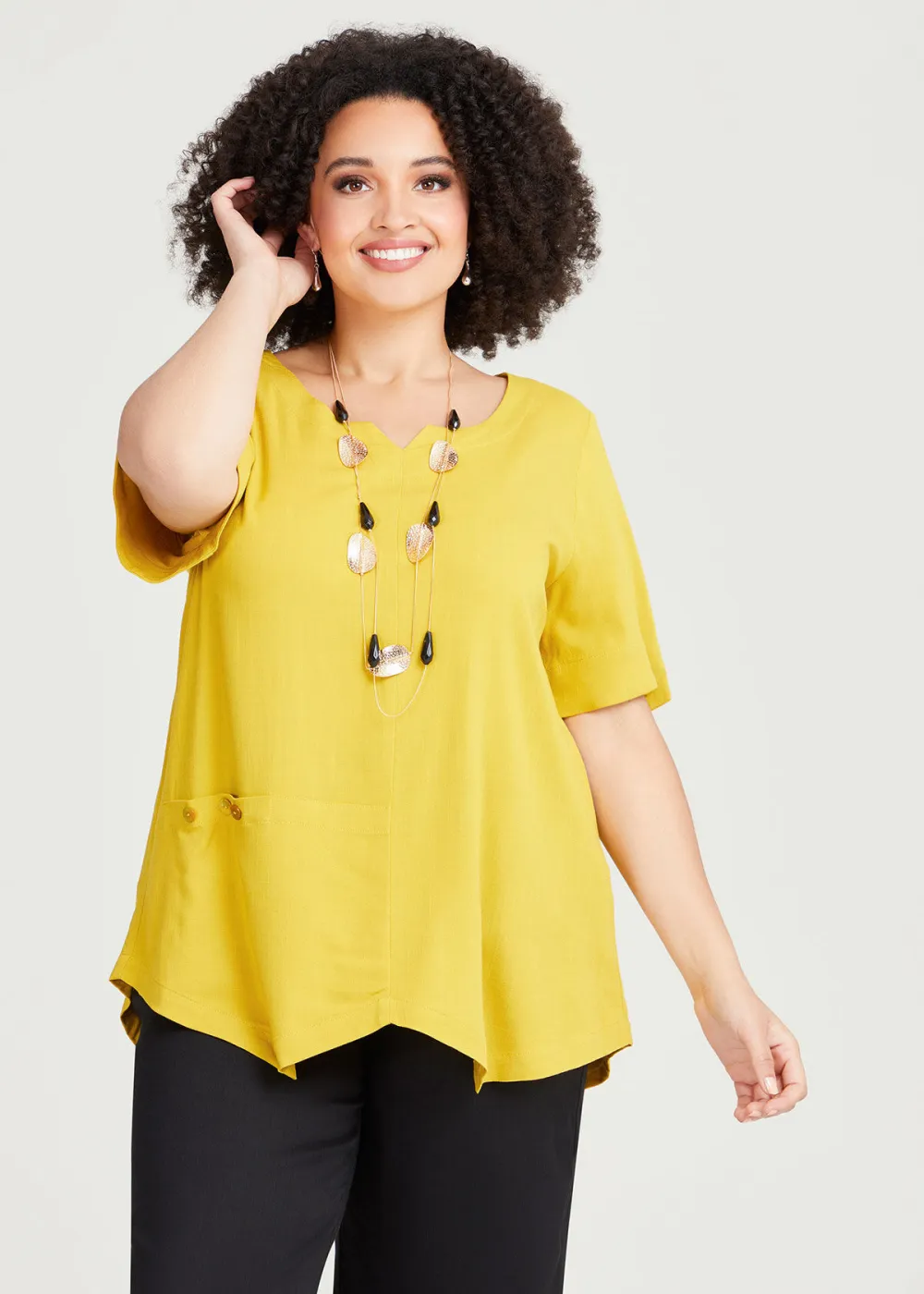 Natural Eve Spliced Top