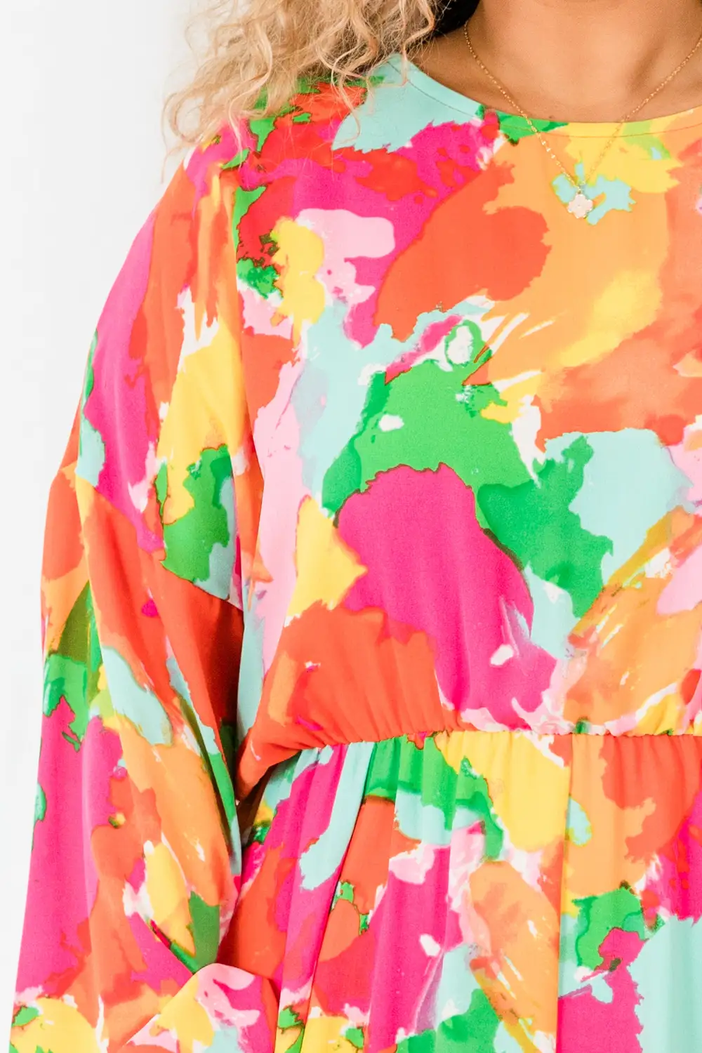 Life In Full Bloom Dress, Orange
