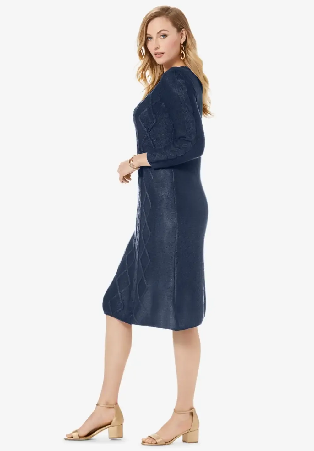 Cable Sweater Dress