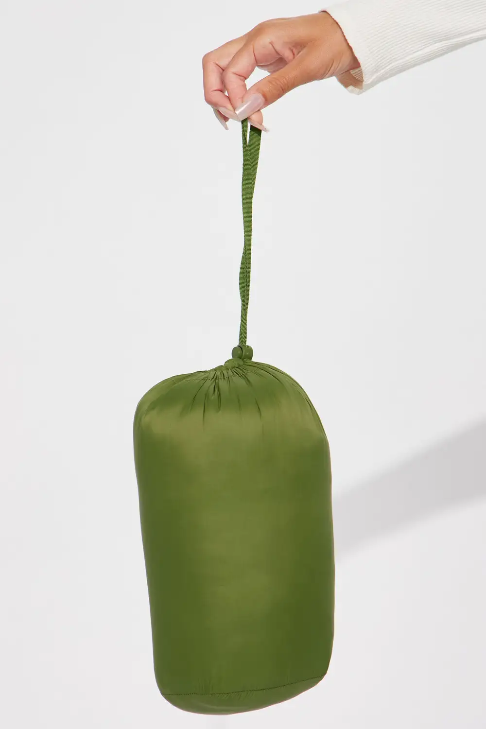 Padded Landing Puffer Coat - Olive