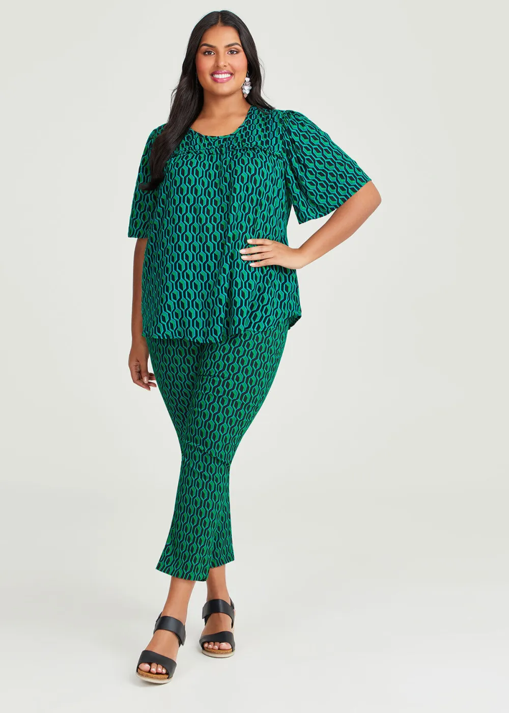 Seeing Green Geo Pant