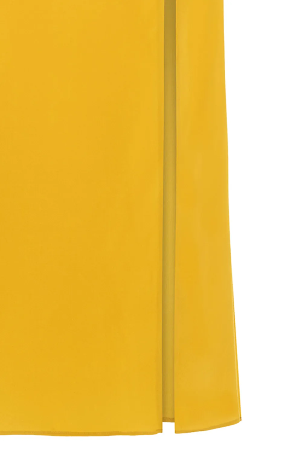 Split Skirt-Mustard
