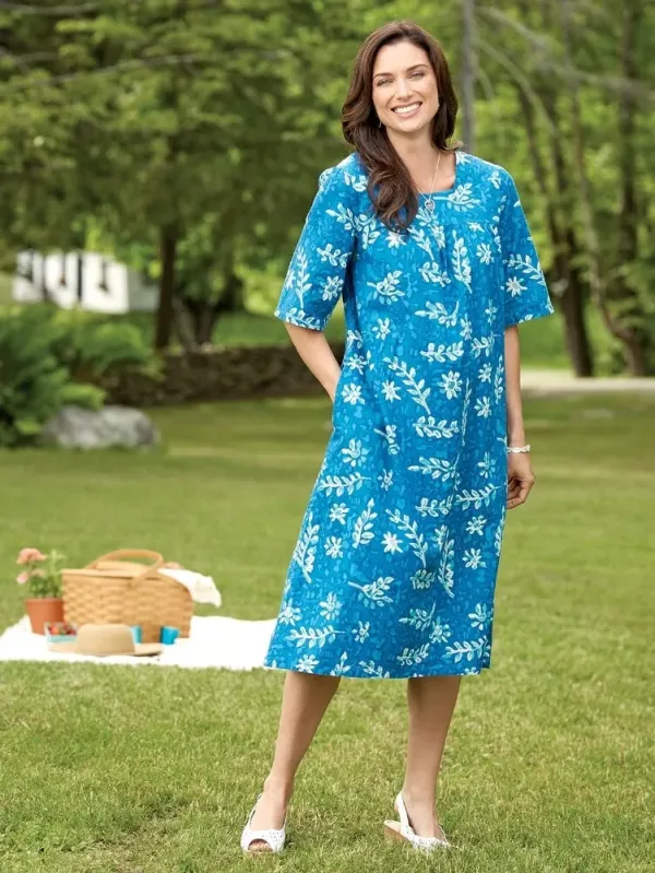 Batik Print Muumuu