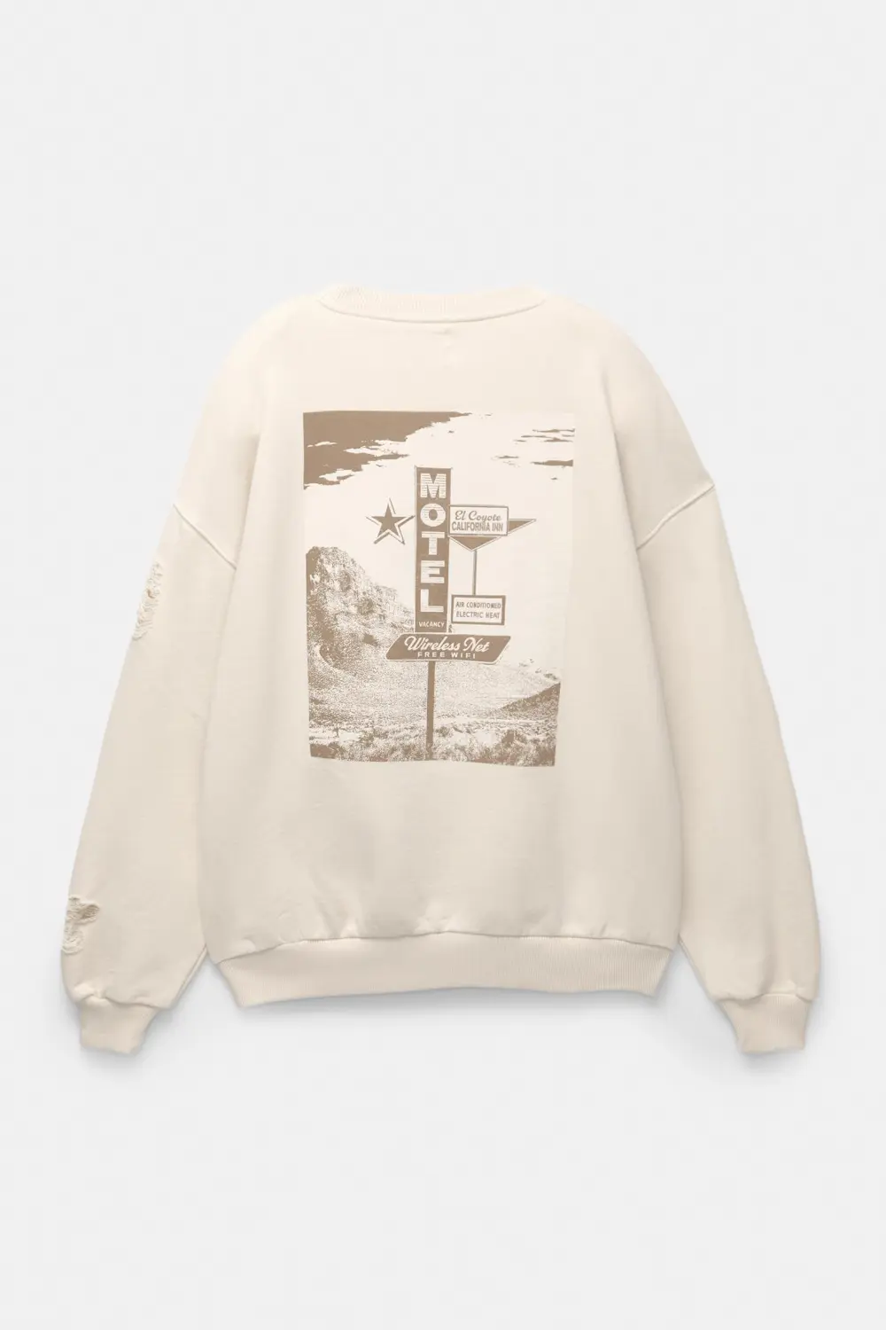 Sudadera motel detalle rotos