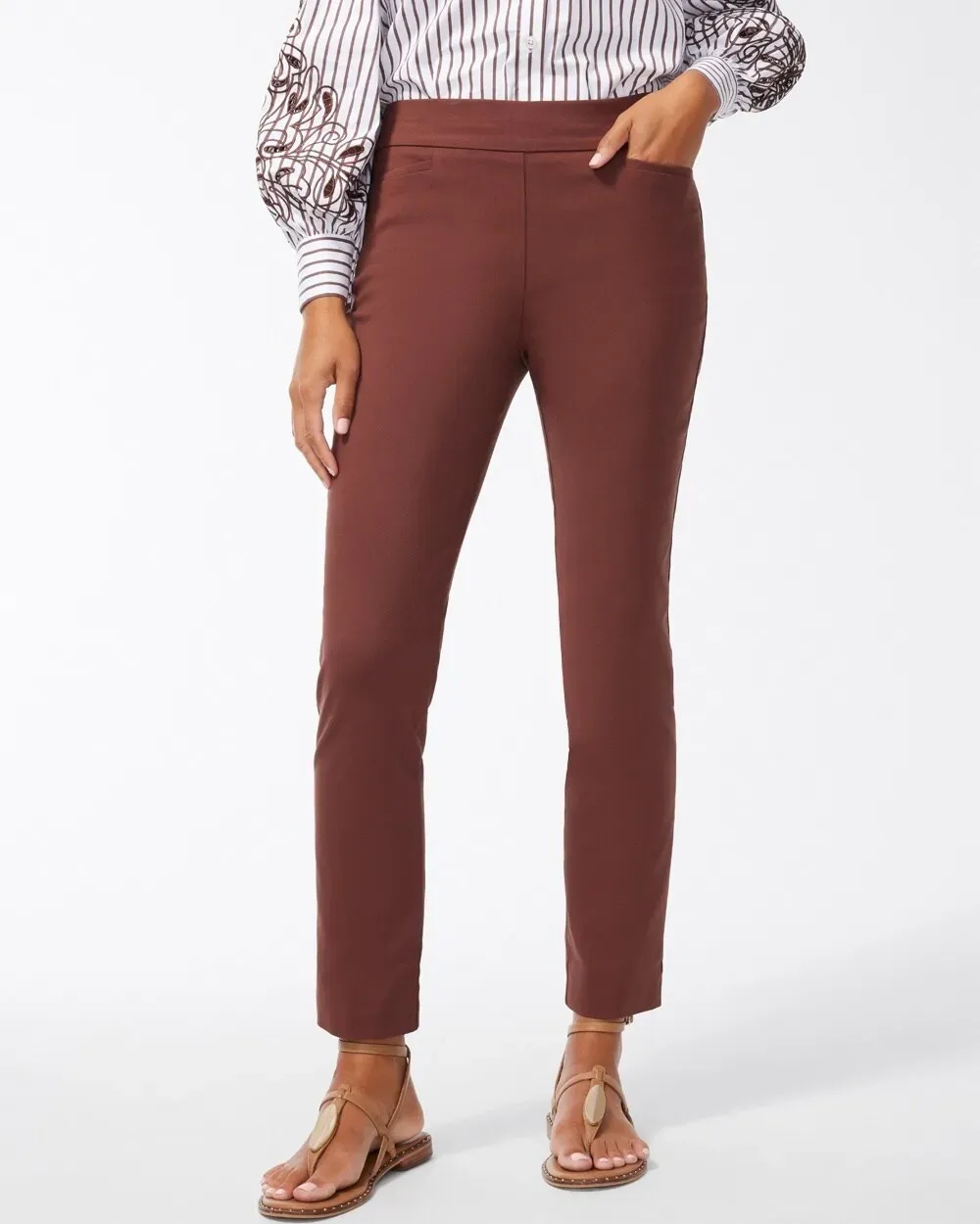 Brigitte Slim Ankle Pants