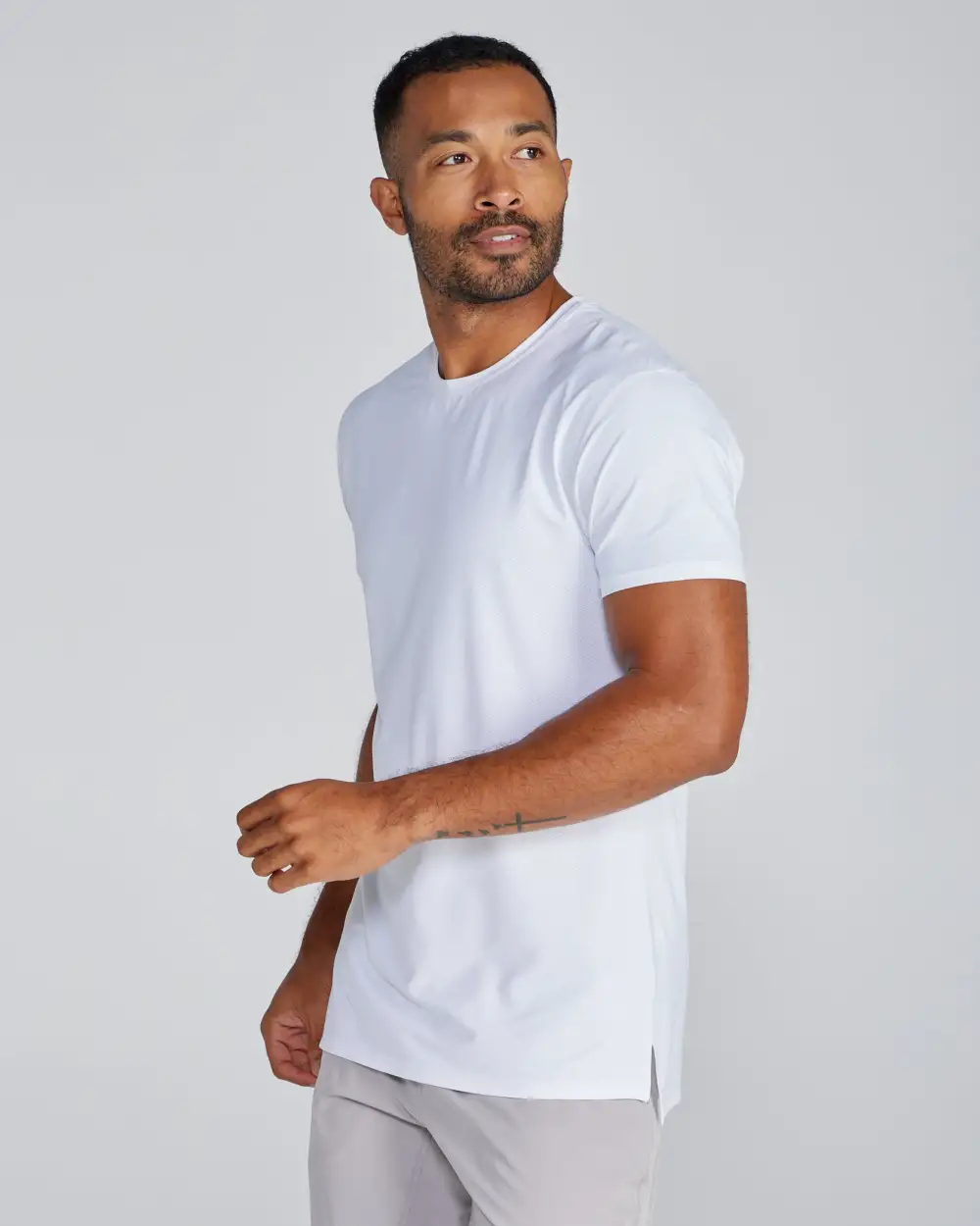 Pulse Short Sleeve Split Hem