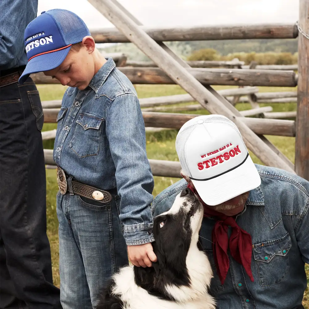 My Other Hat Is A Stetson Trucker Cap