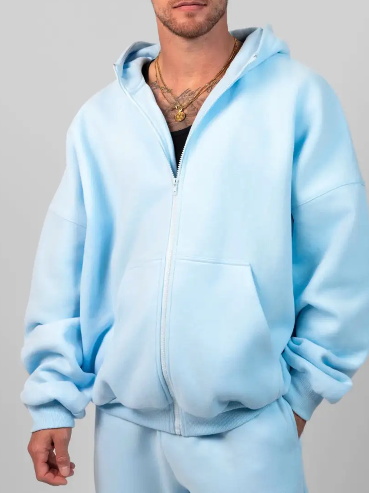 Pastel Zip Hoodie