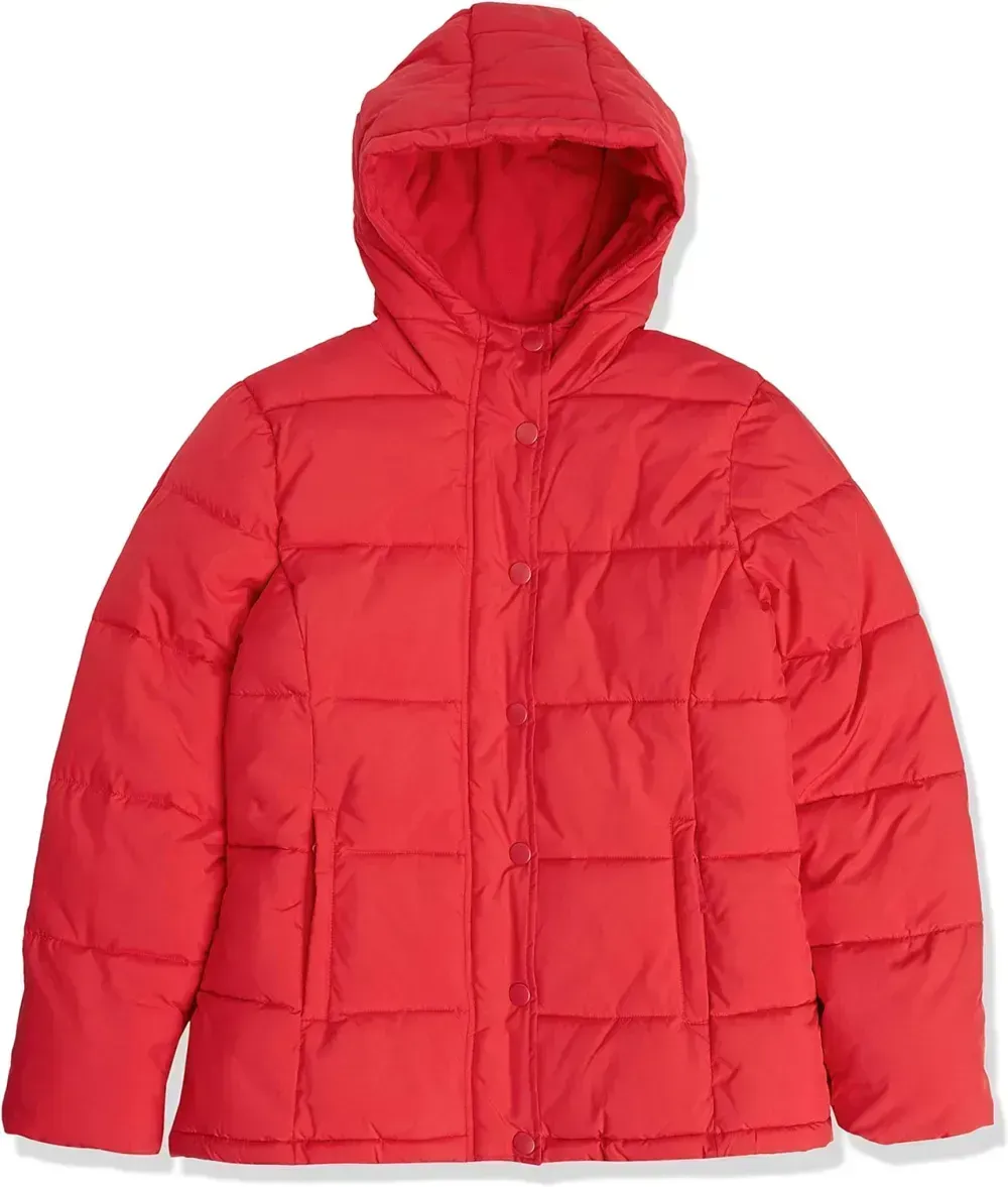 Women's Heavyweight Long-Sleeve Hooded Puffer Coat (Available in Plus Size)