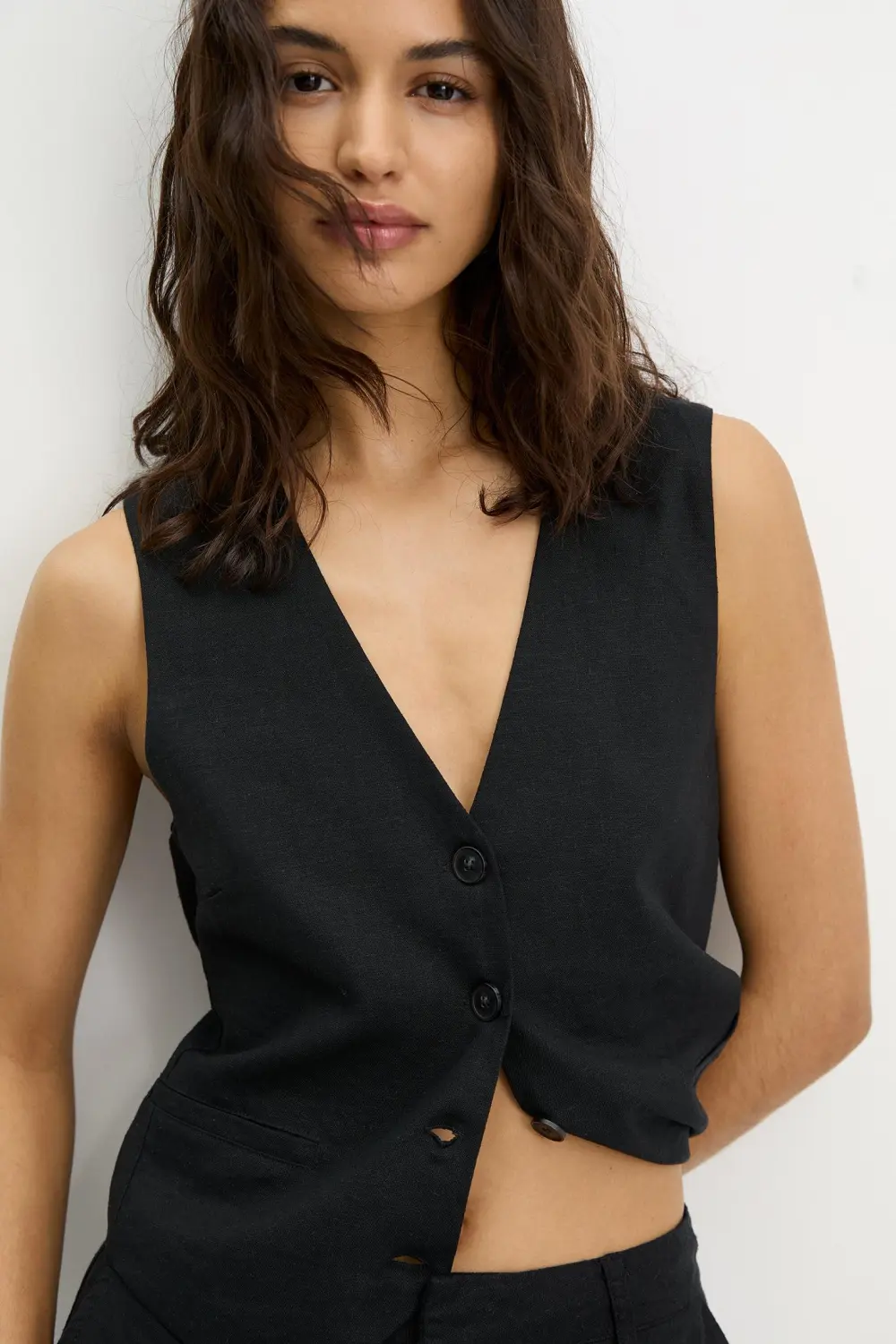 Rustic suit vest