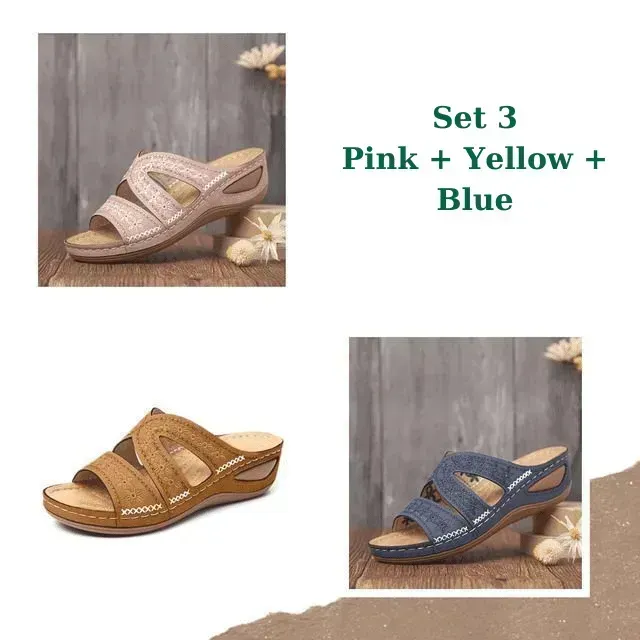 ?Premium Orthopedic Thick Platform Slipper Sandals