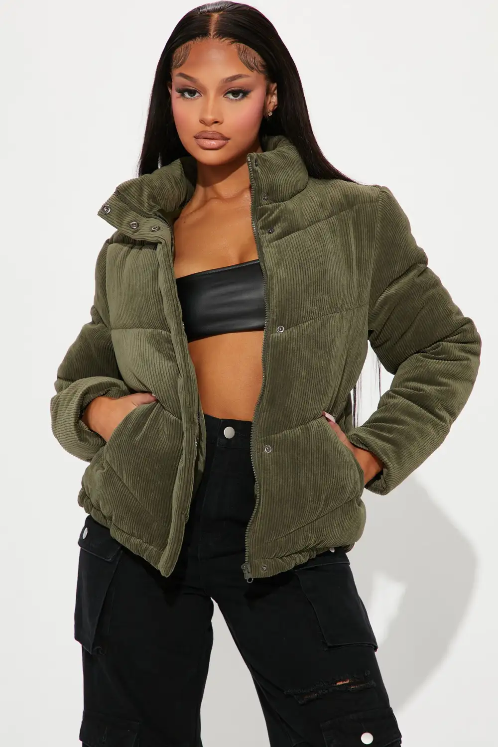 By The Campfire Corduroy Jacket - Olive