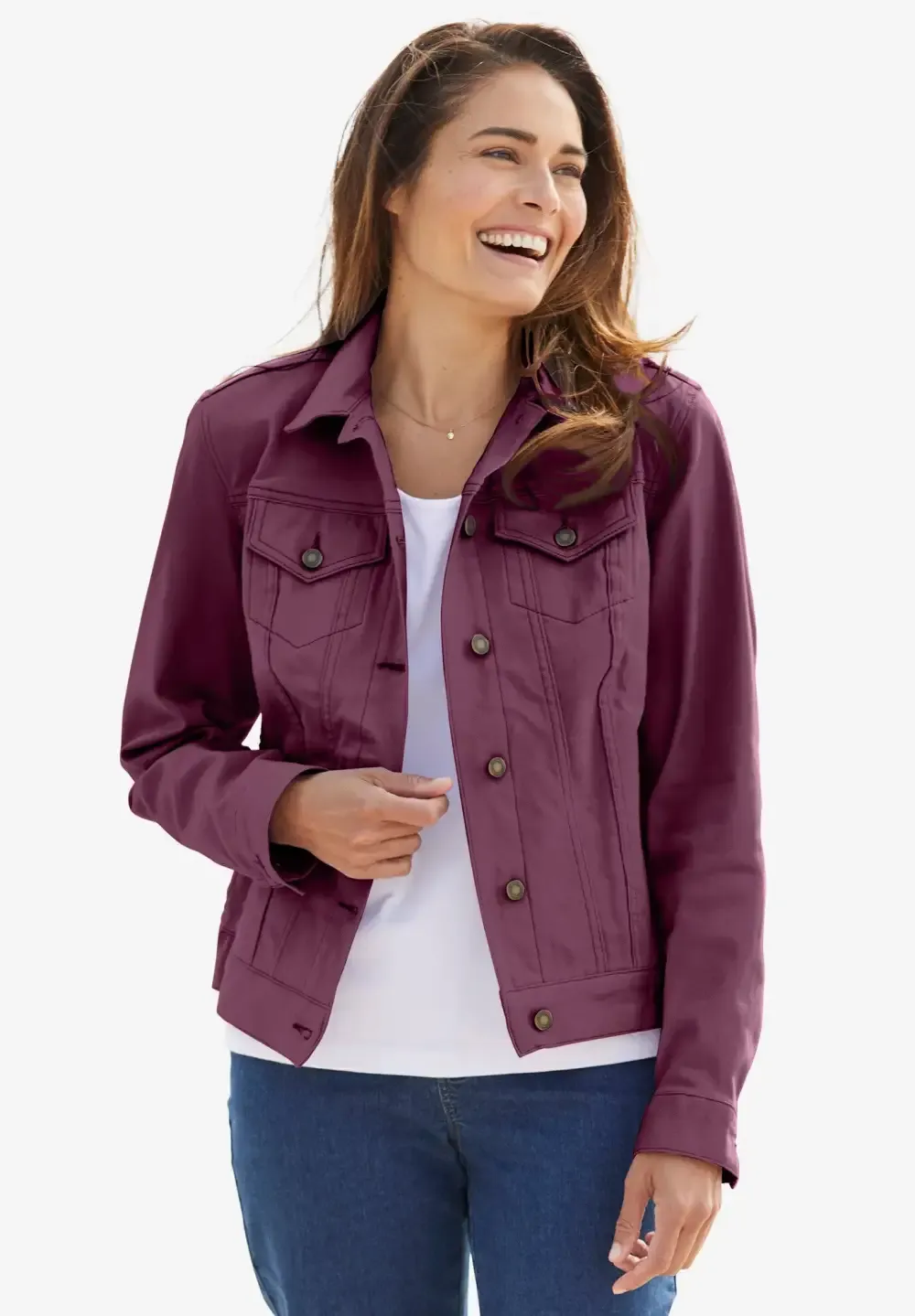 Stretch Denim Jacket