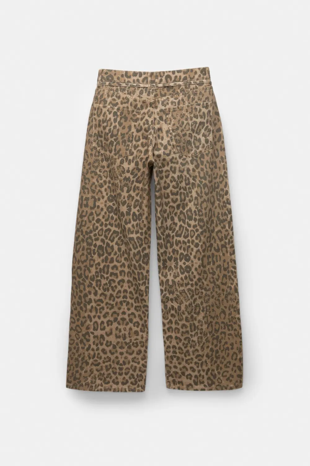 Jeans leopardo cinturón