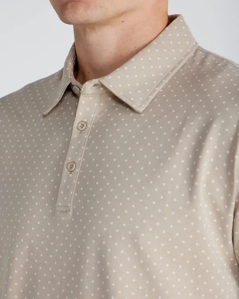 Drop-Cut: Lux Dotted Polo