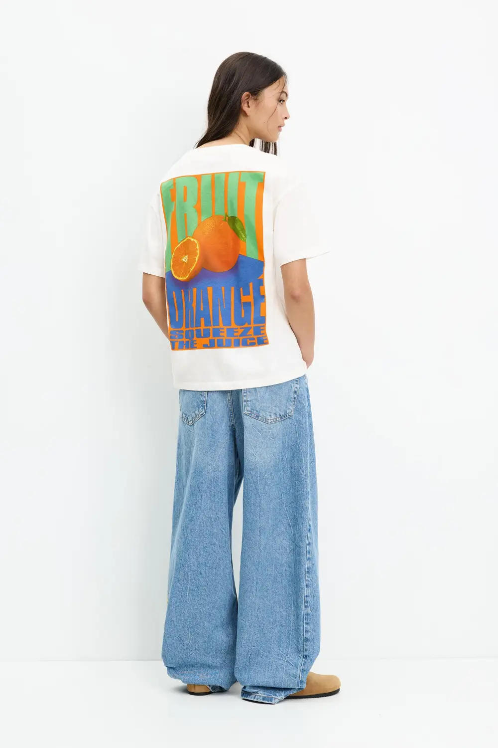 Camiseta gráfico naranjas