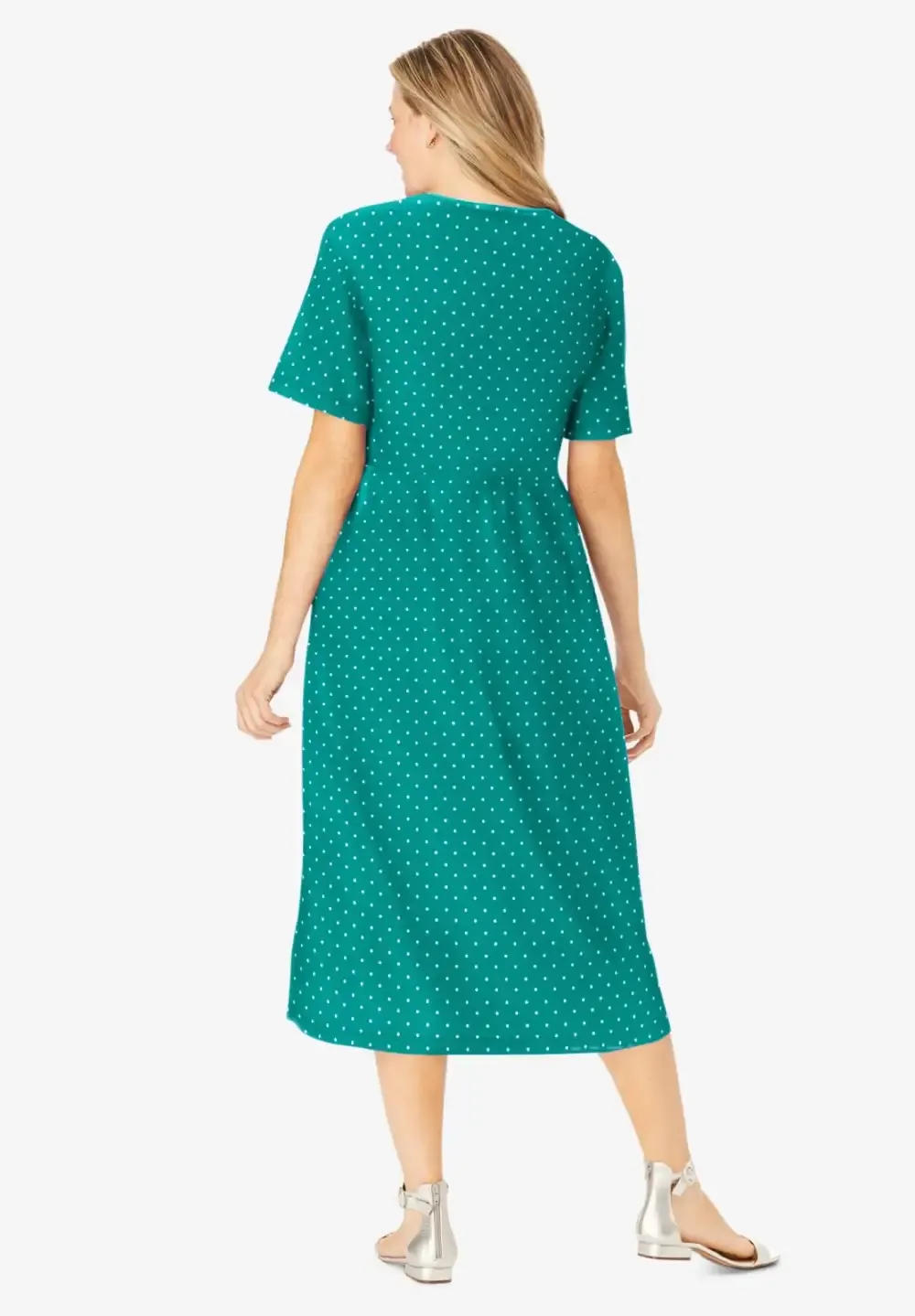 Button-Front Essential Dress