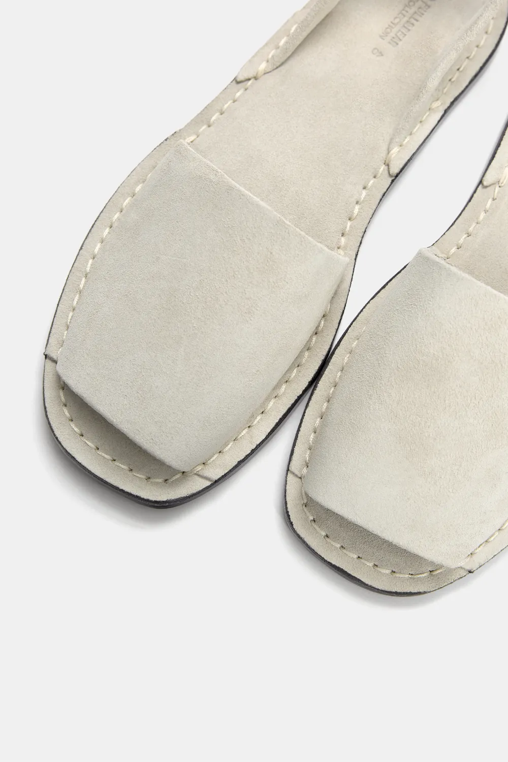 Sandalias planas piel