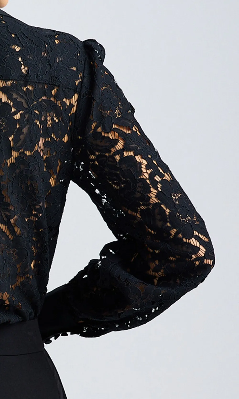 Anisa Lace Poplin Combo Shirt