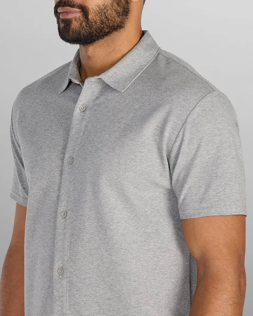 Lux Short Sleeve Button Down